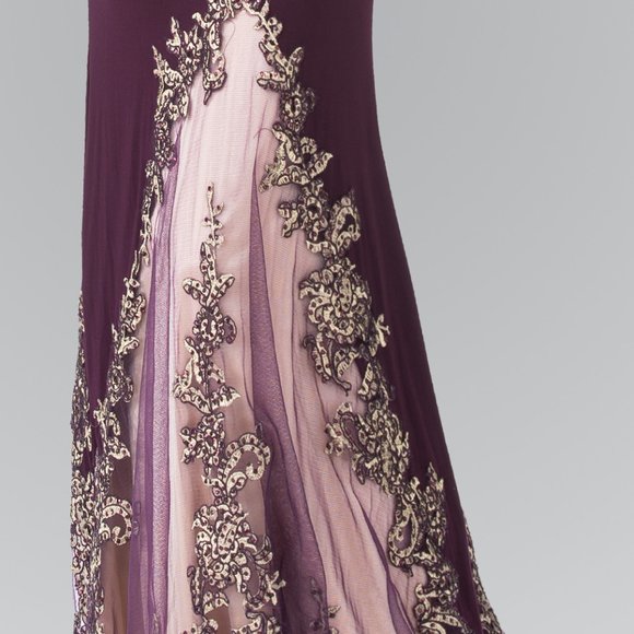 High Neck Sleeveless Sheath Prom Dress GSGL2204 - Picture 2 of 9